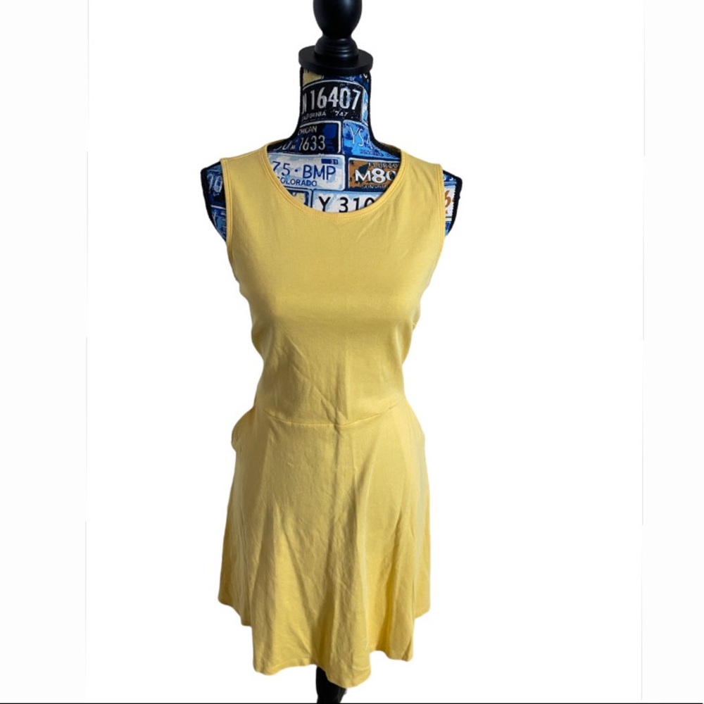 New York & Co. A-Line Dress with Pockets. Cotton.